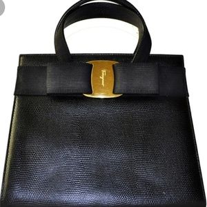 Authentic Salvatore Ferragamo Vara Handbag